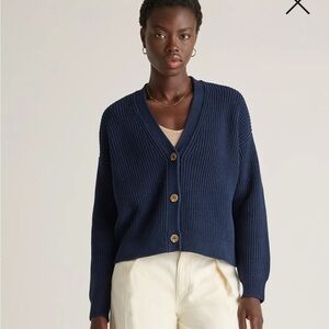 Quince Deep Blue Women's Cardigan
